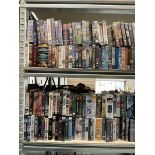 Ten bay of vintage VHS videos