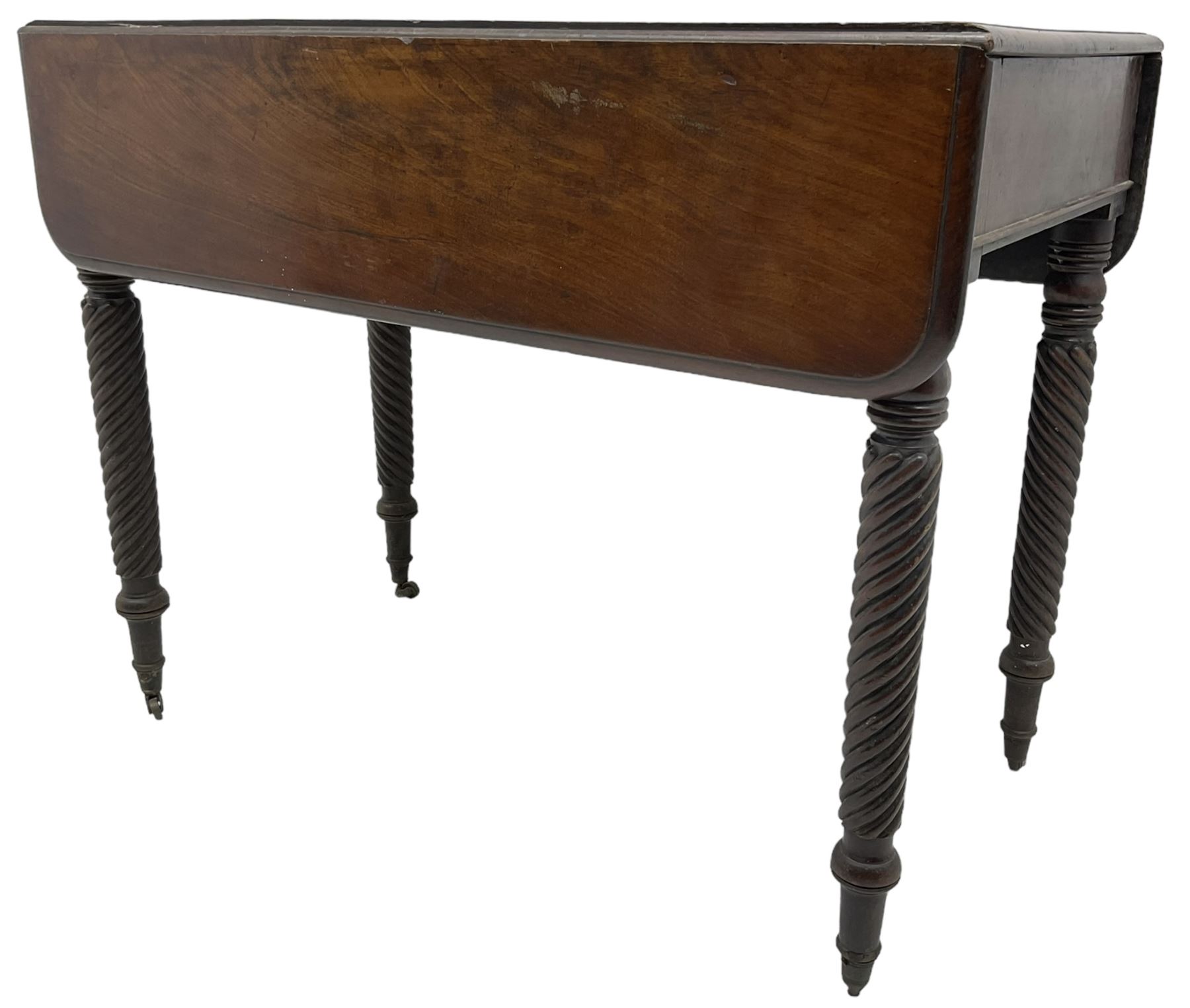 Regency mahogany Pembroke table - Image 5 of 5