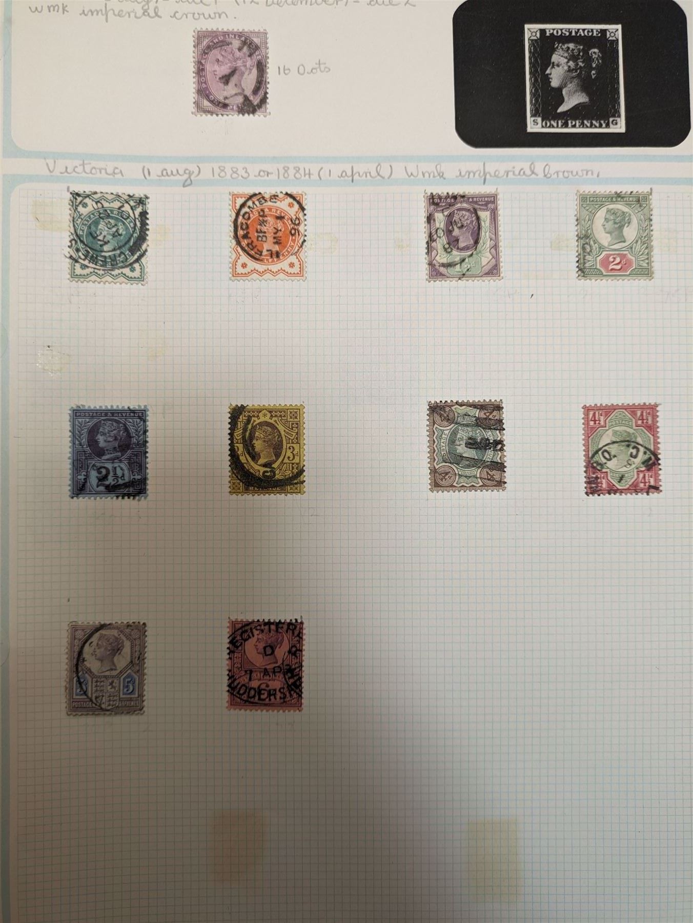 Mostly Great British stamps including Queen Victoria perf penny reds - Image 3 of 4