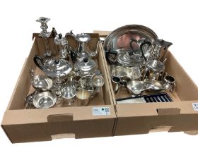 Group of silver plated wares