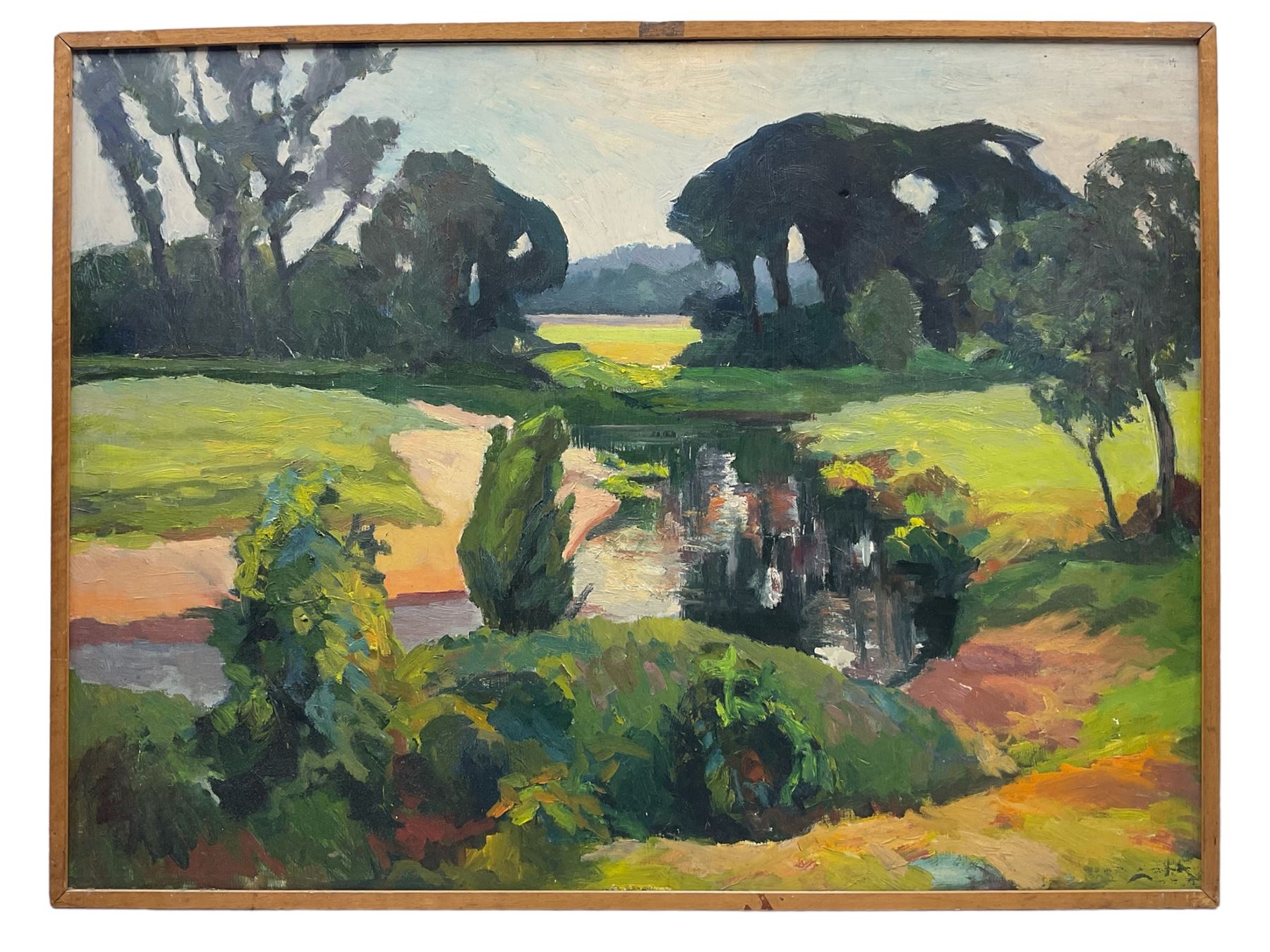 English School (Mid 20th century): River Landscape