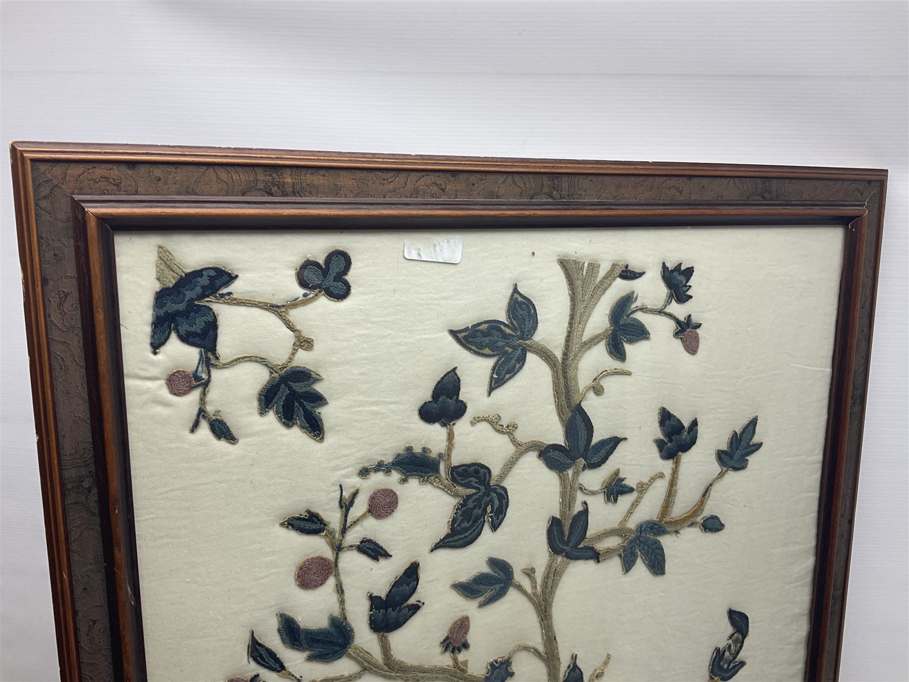 Framed crewelwork embroidered panel - Image 2 of 10
