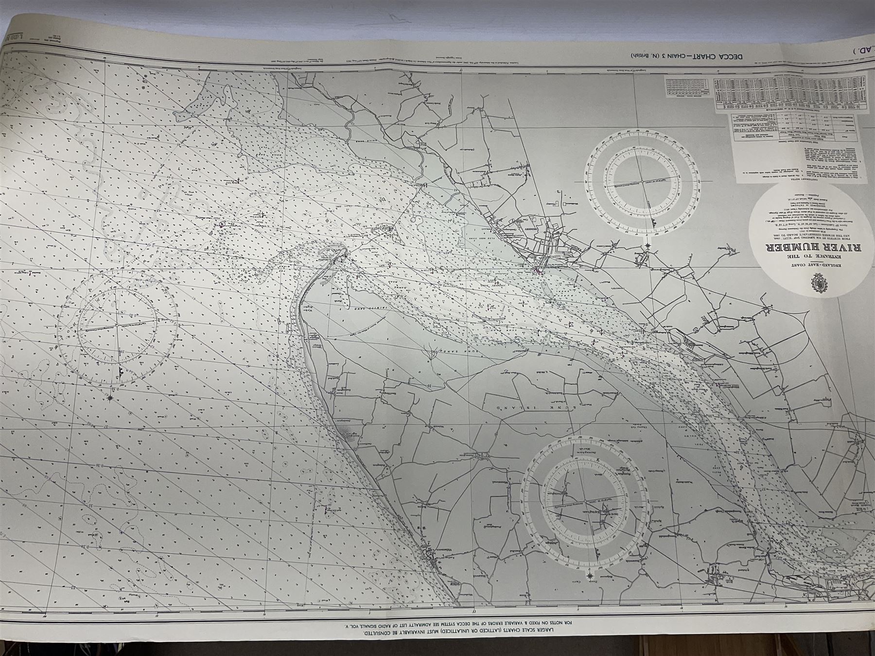 Four shipping charts depicting the River Humber - Image 8 of 9