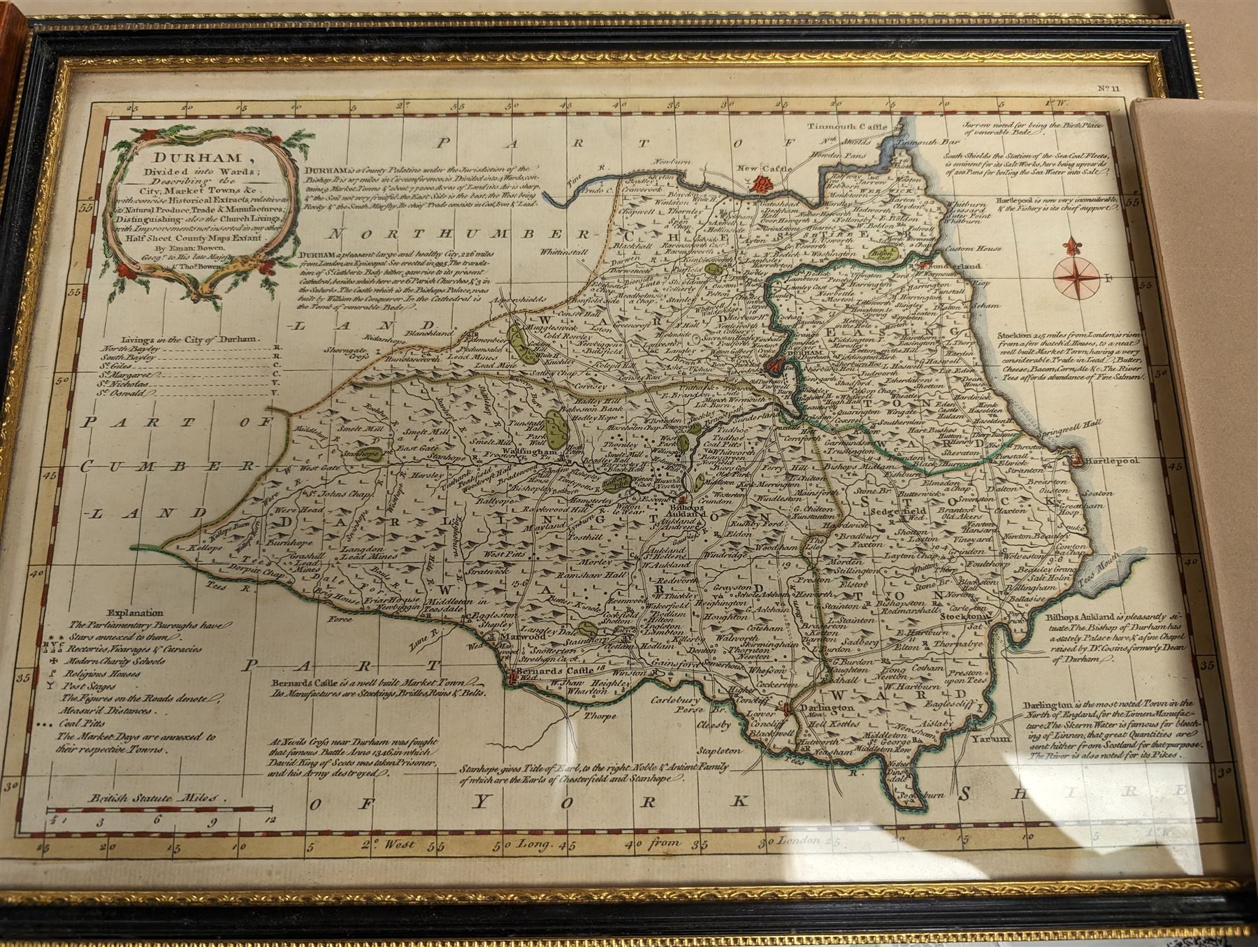 Four 19th century maps and one reproduction - Image 4 of 6