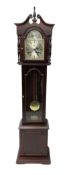 20th century - 31 day duration mahogany granddaughter clock