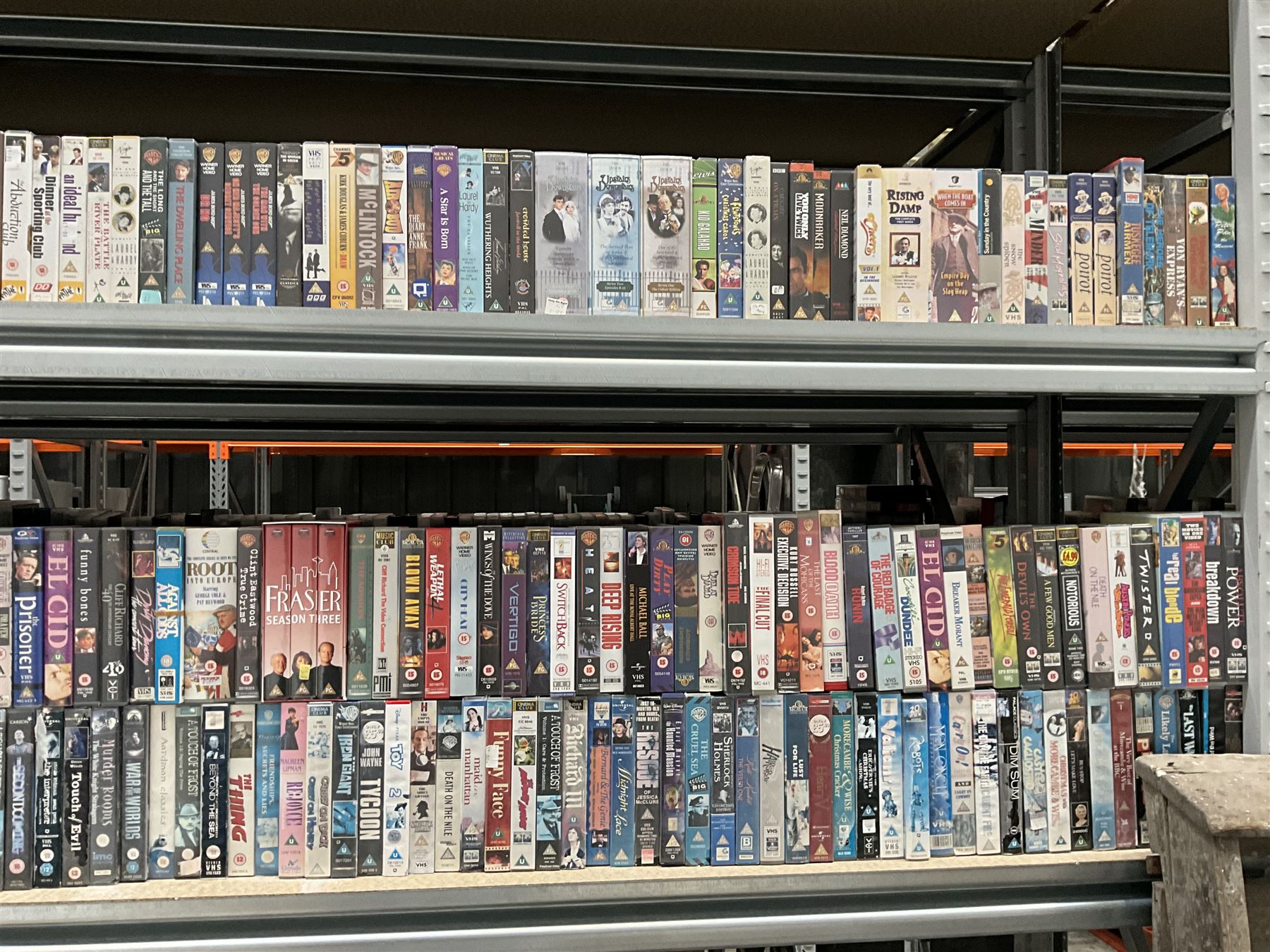 Seven bays of vintage VHS videos - Image 9 of 9