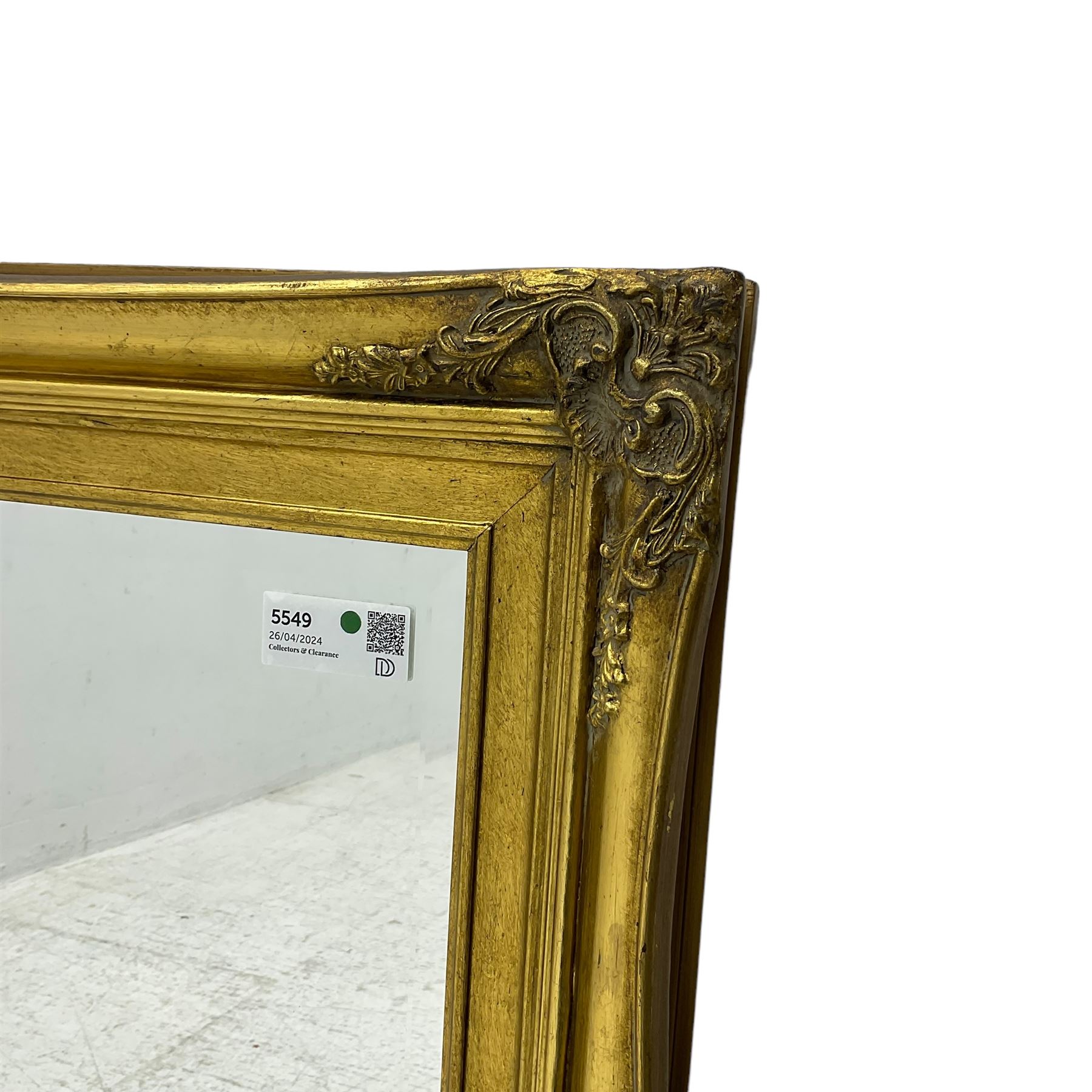 Gilt framed wall mirror - Image 5 of 5