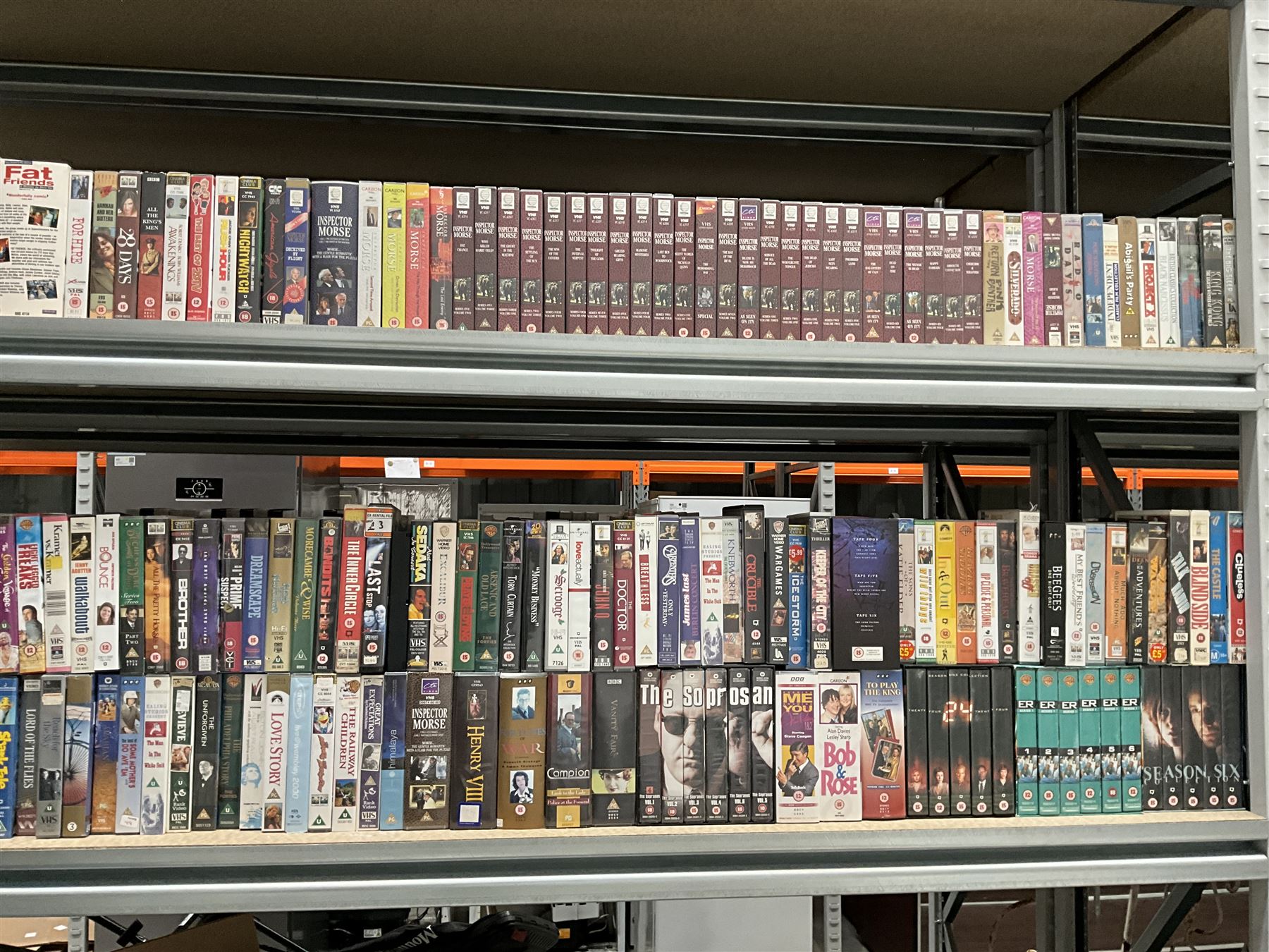 Seven bays of vintage VHS videos - Image 3 of 9