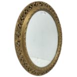 Mid-20th century gilt wood and gesso wall mirror