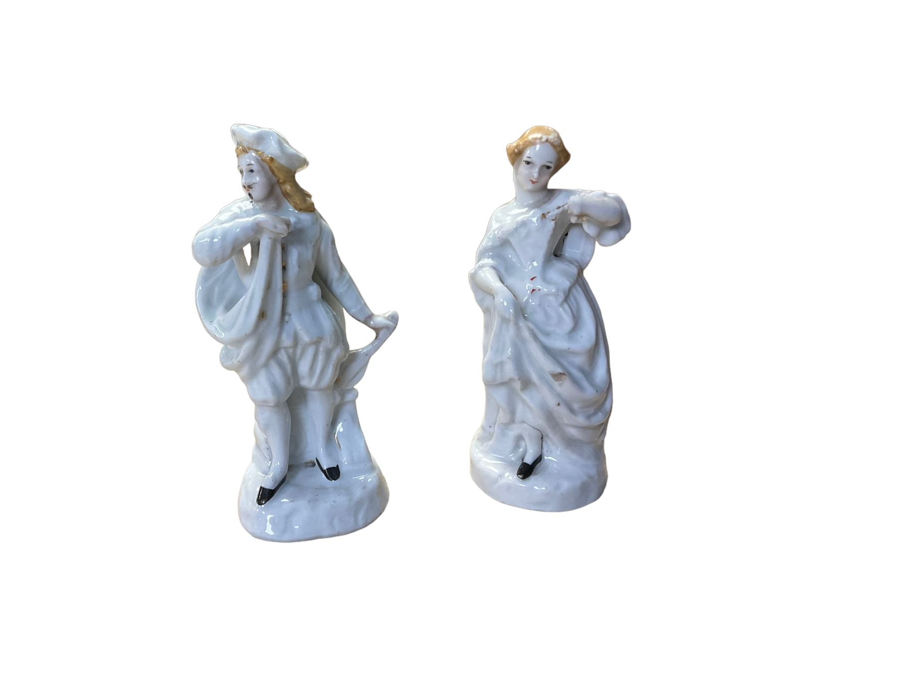 Pair of ceramic figures