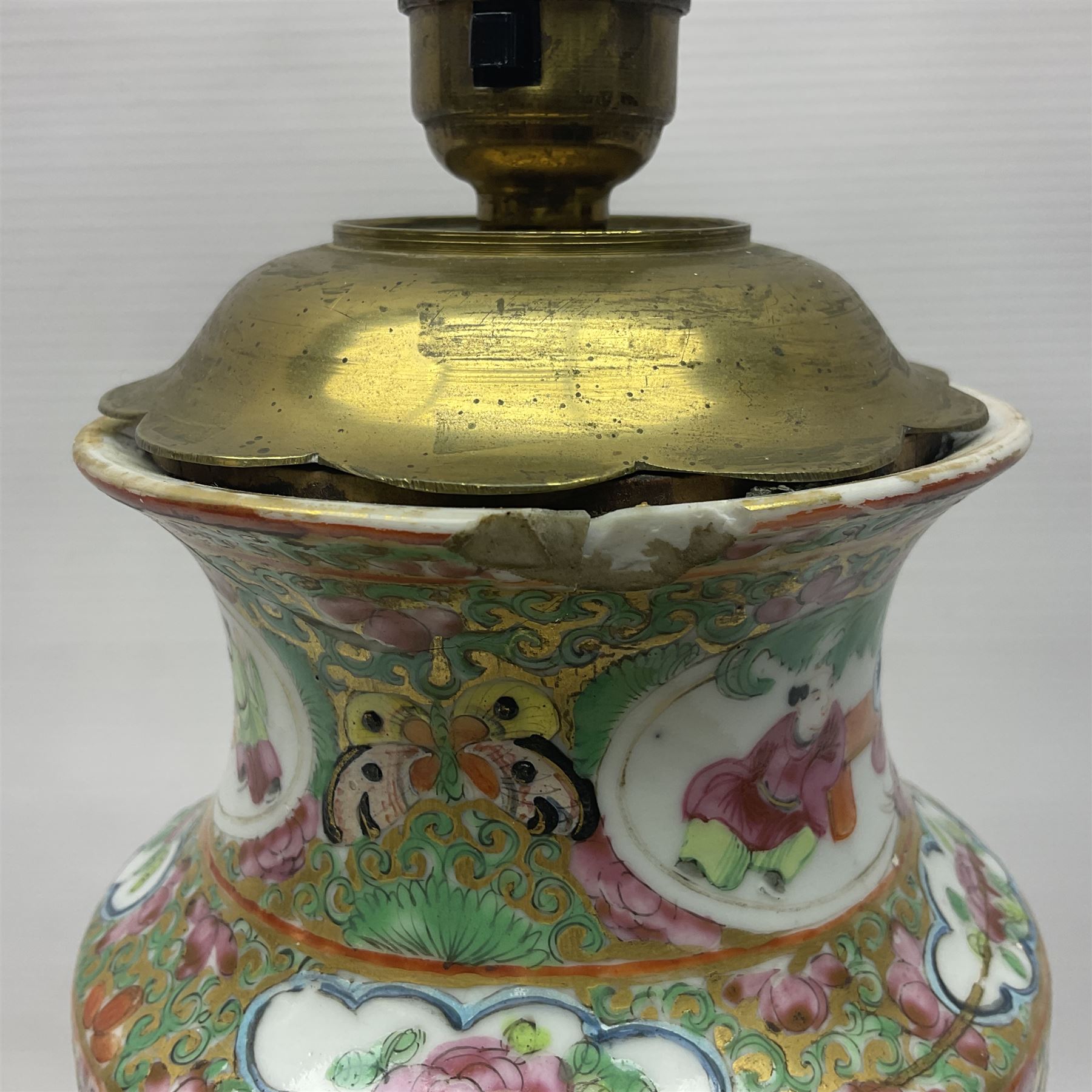 19th century Chinese Canton famille rose vase - Image 23 of 23