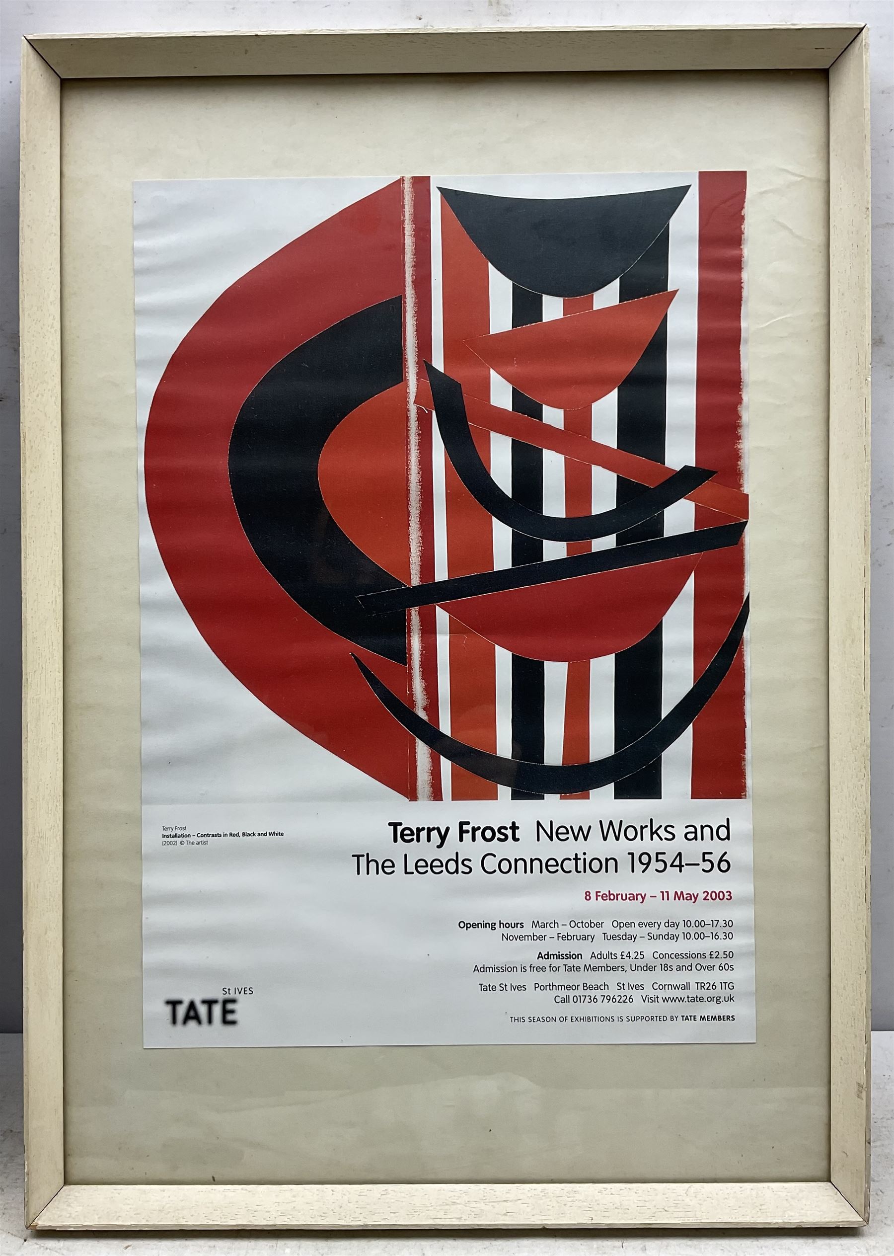 The Tate St Ives: 'Terry Frost - New Works and the Leeds Connection 1954-56' poster (2003) 42cm x 30 - Image 2 of 2