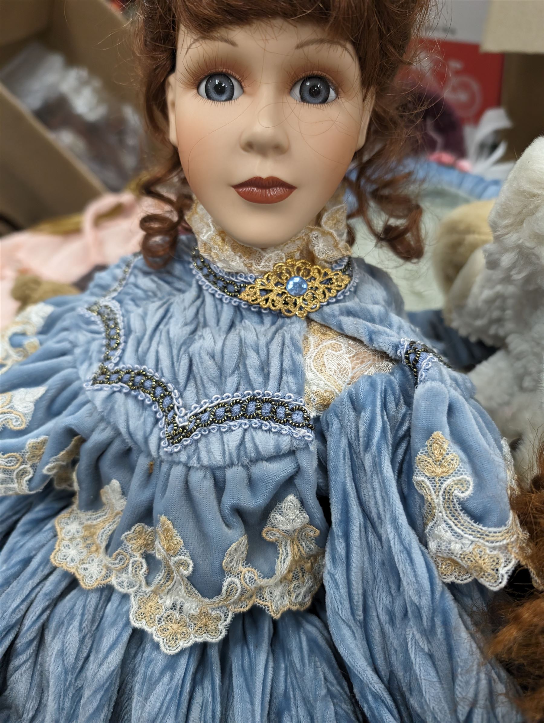 Seven porcelain dolls - Image 2 of 3