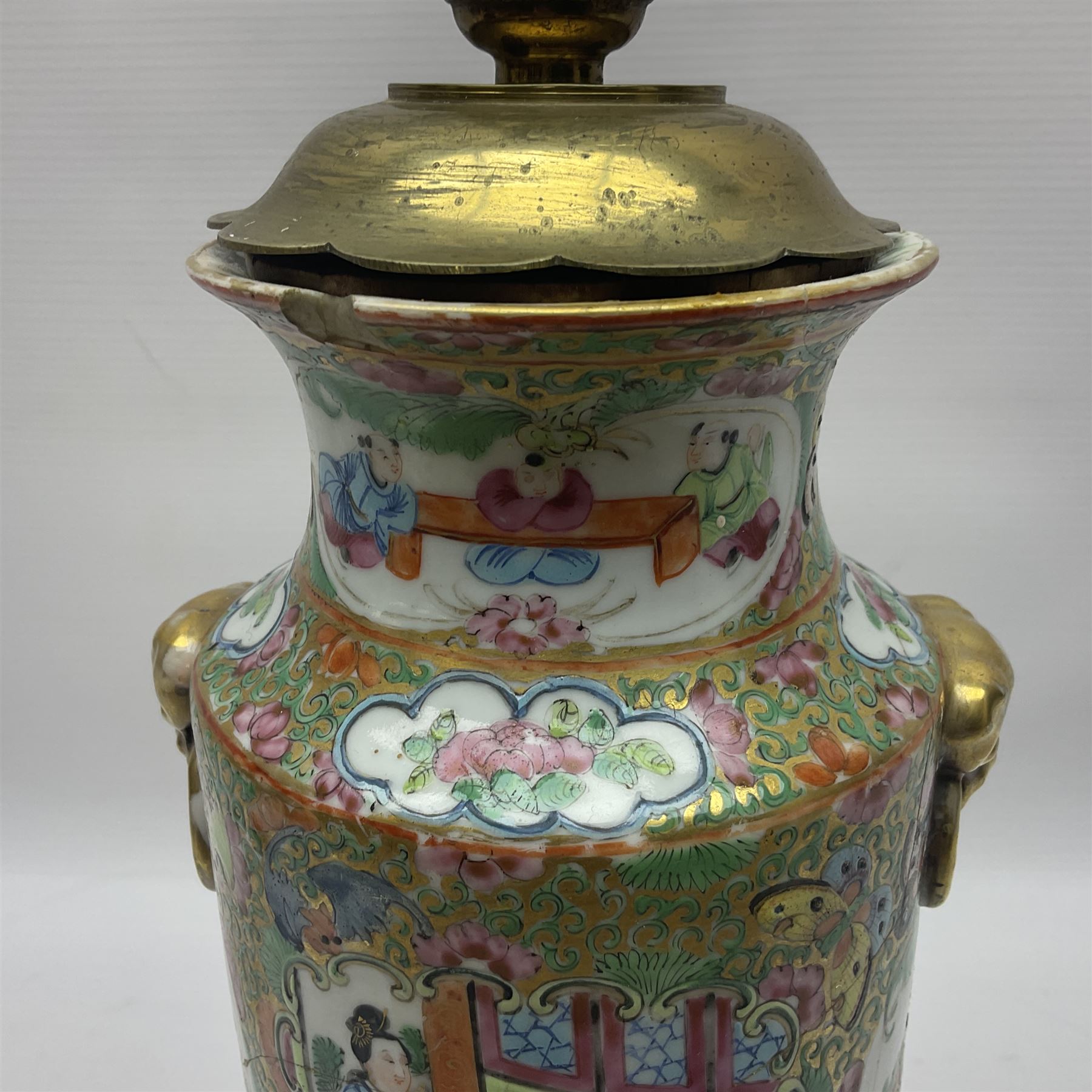 19th century Chinese Canton famille rose vase - Image 8 of 23