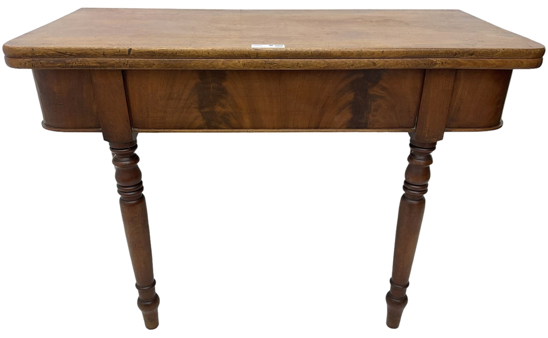 19th century mahogany tea table - Image 3 of 6