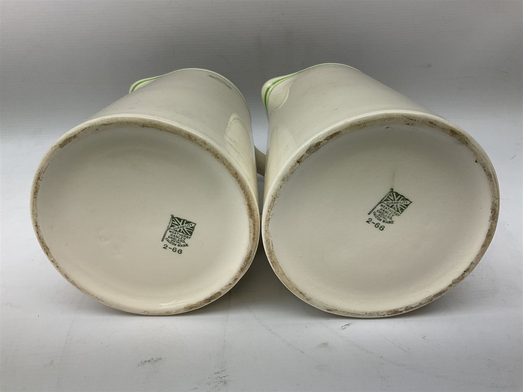 Wilson Line of Hull - five graduated ceramic jugs by Weatherby - Image 13 of 13