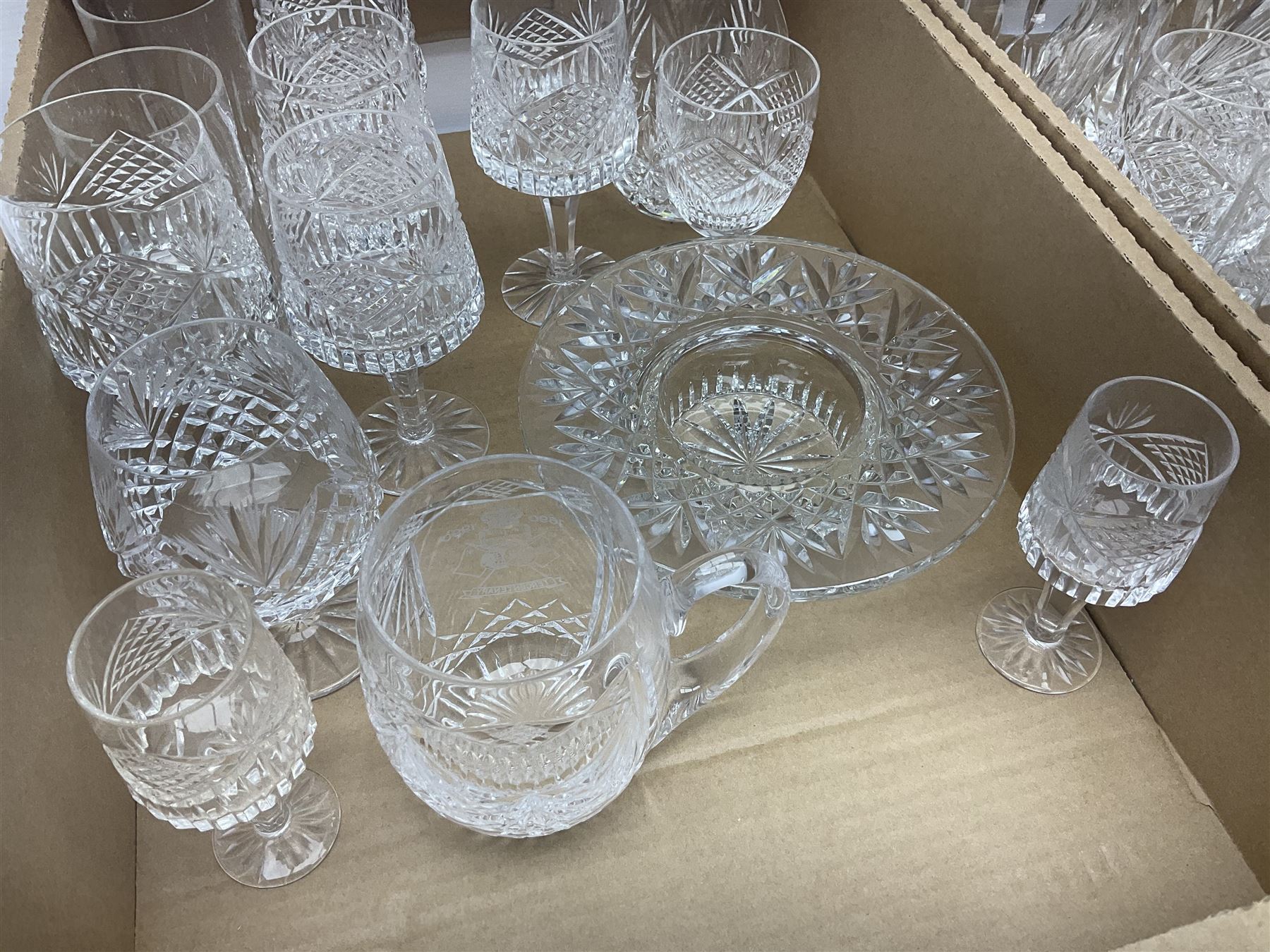 Collection of Waterford and Tyrone crystal - Image 2 of 9
