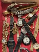 Collection of wristwatches including Quartz examples