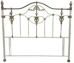 Wrought iron 5' king-size headboard