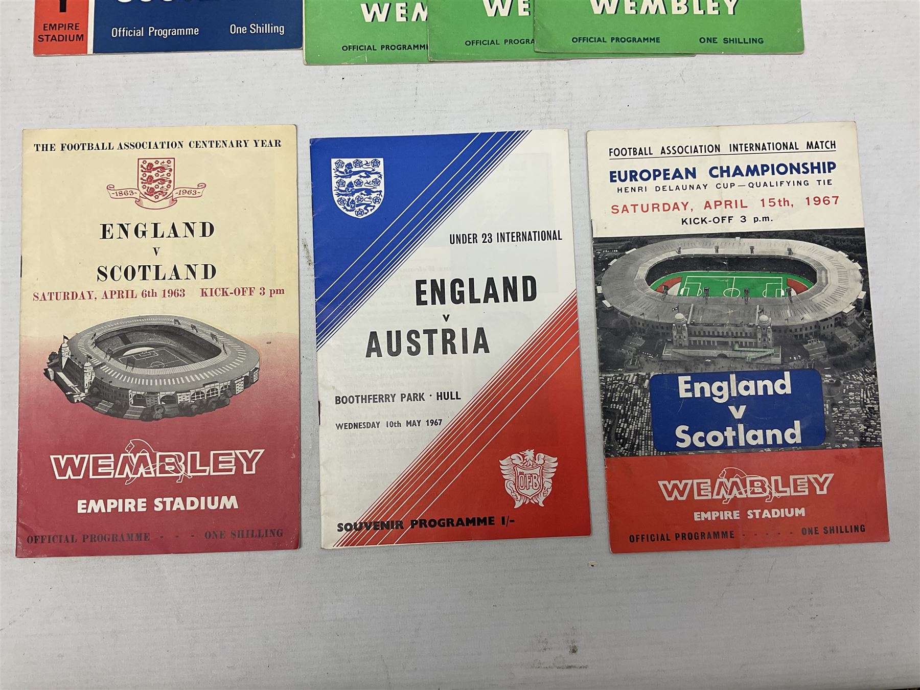 Fourteen football programmes for International matches 1949-66 including England v Ireland Youth Int - Image 9 of 9