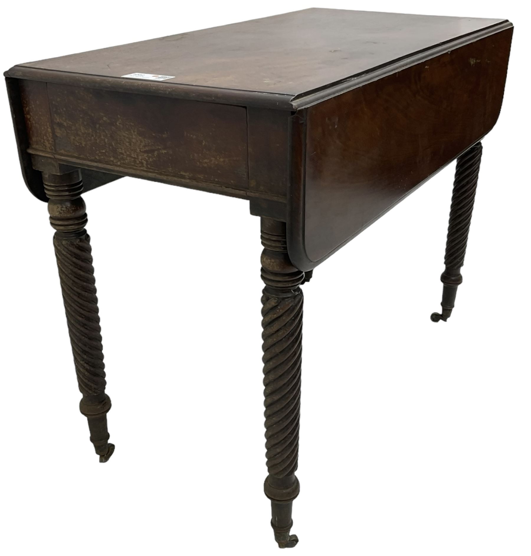 Regency mahogany Pembroke table - Image 3 of 5