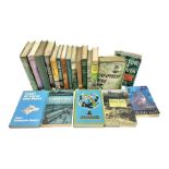 Collection of travel books and similar