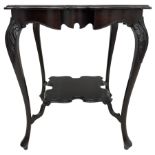 Victorian lacquered occasional table