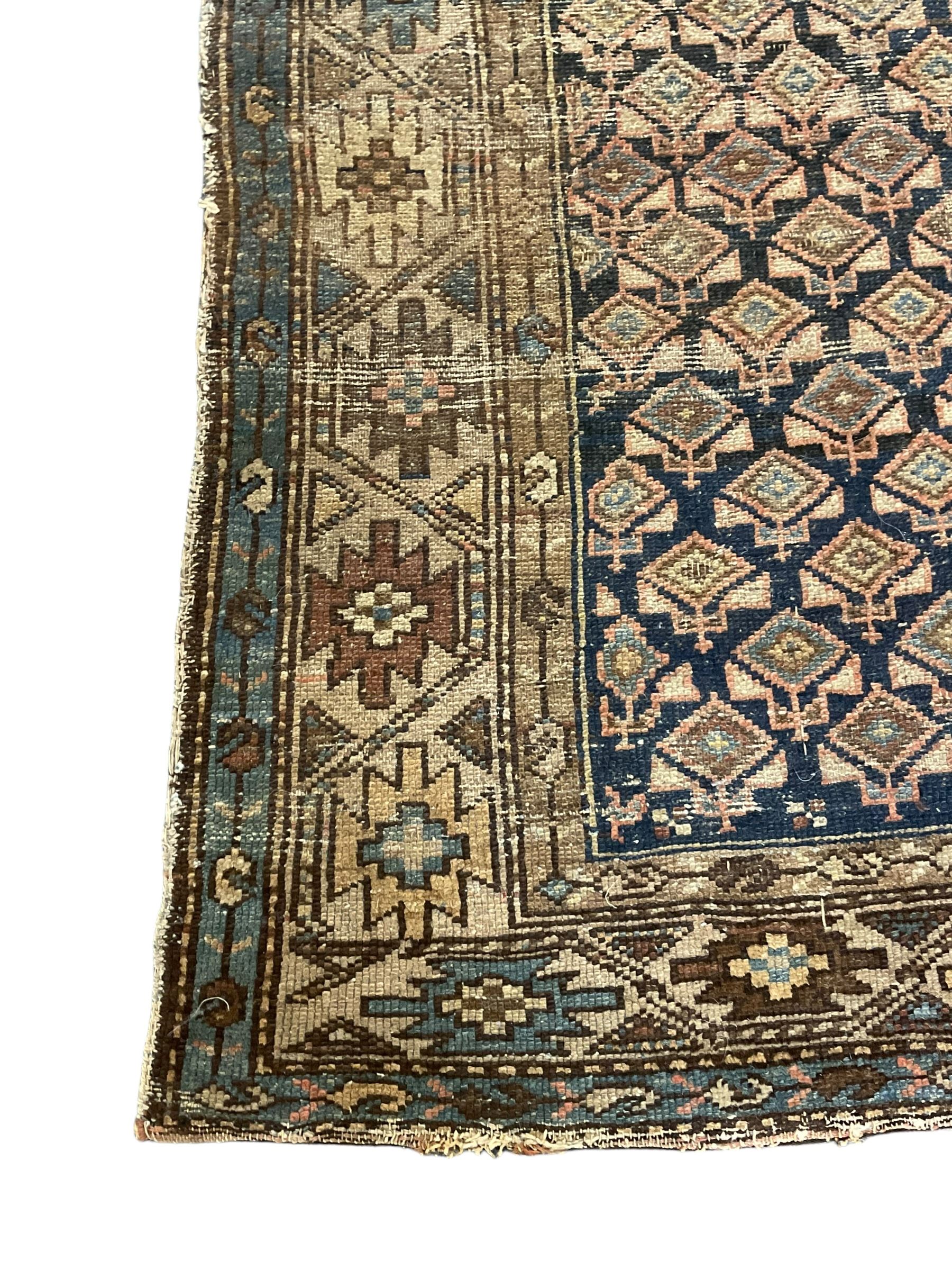 Caucasian indigo ground rug - Image 5 of 6