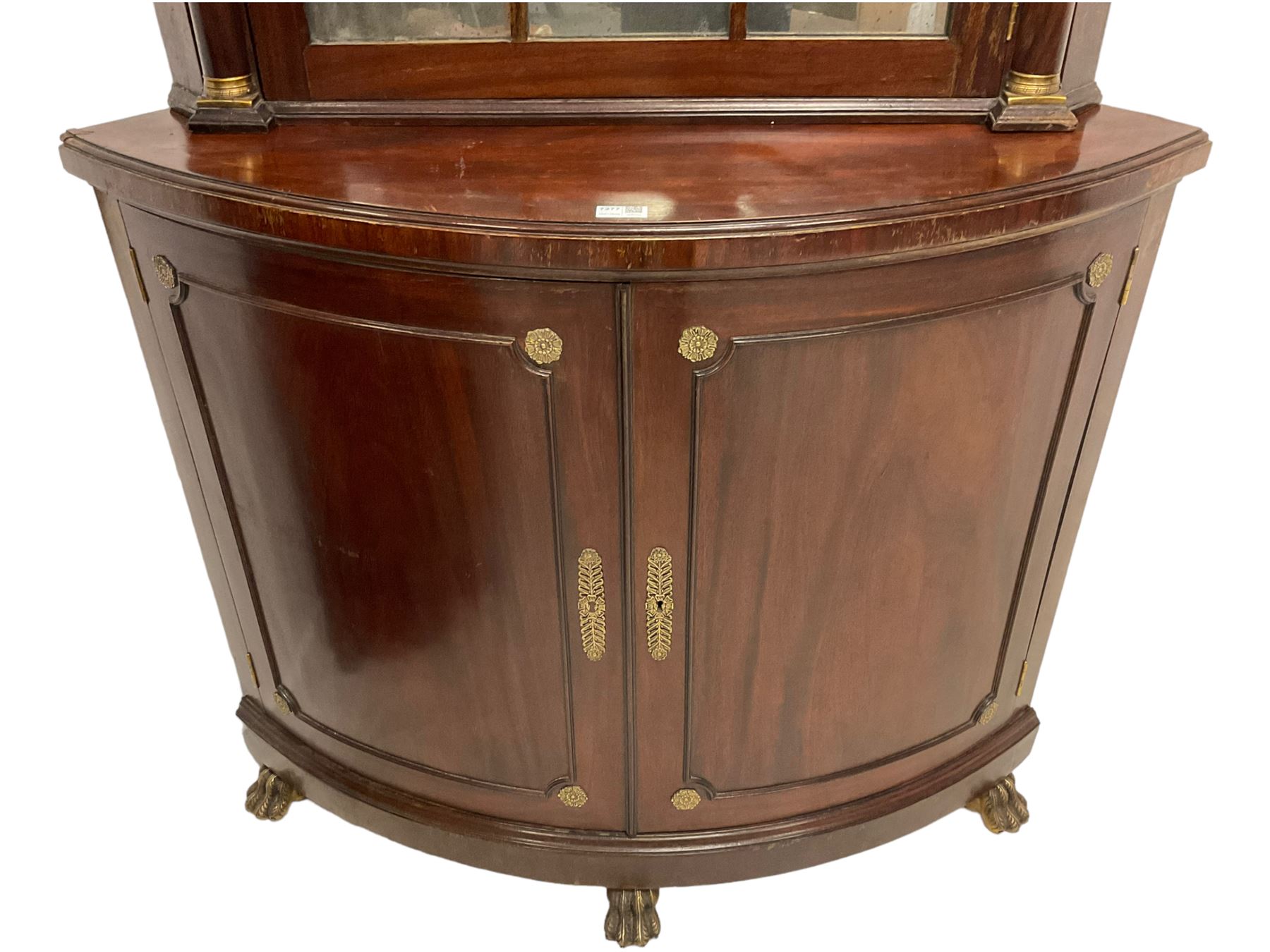 Pair of French Empire design corner cabinets - Image 6 of 10