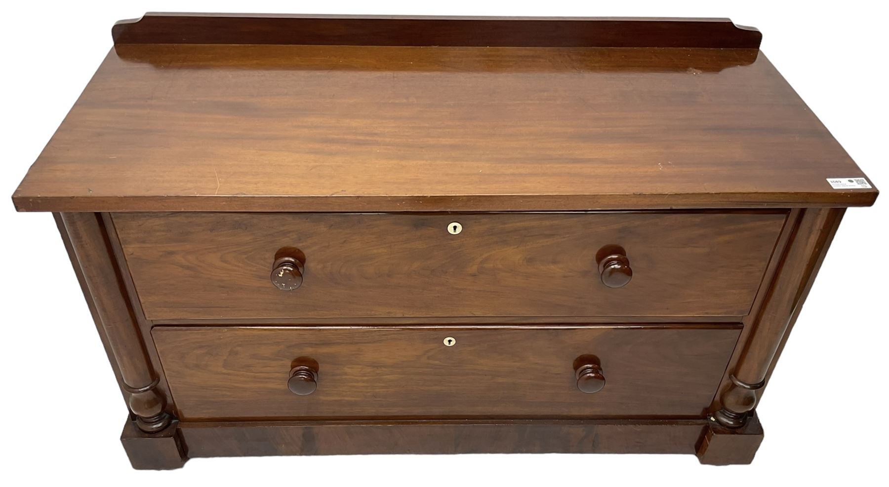 Victorian mahogany chest - Image 2 of 8