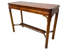 Wade - yew wood console table