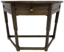 18th century and later demi-lune side table