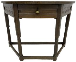 18th century and later demi-lune side table