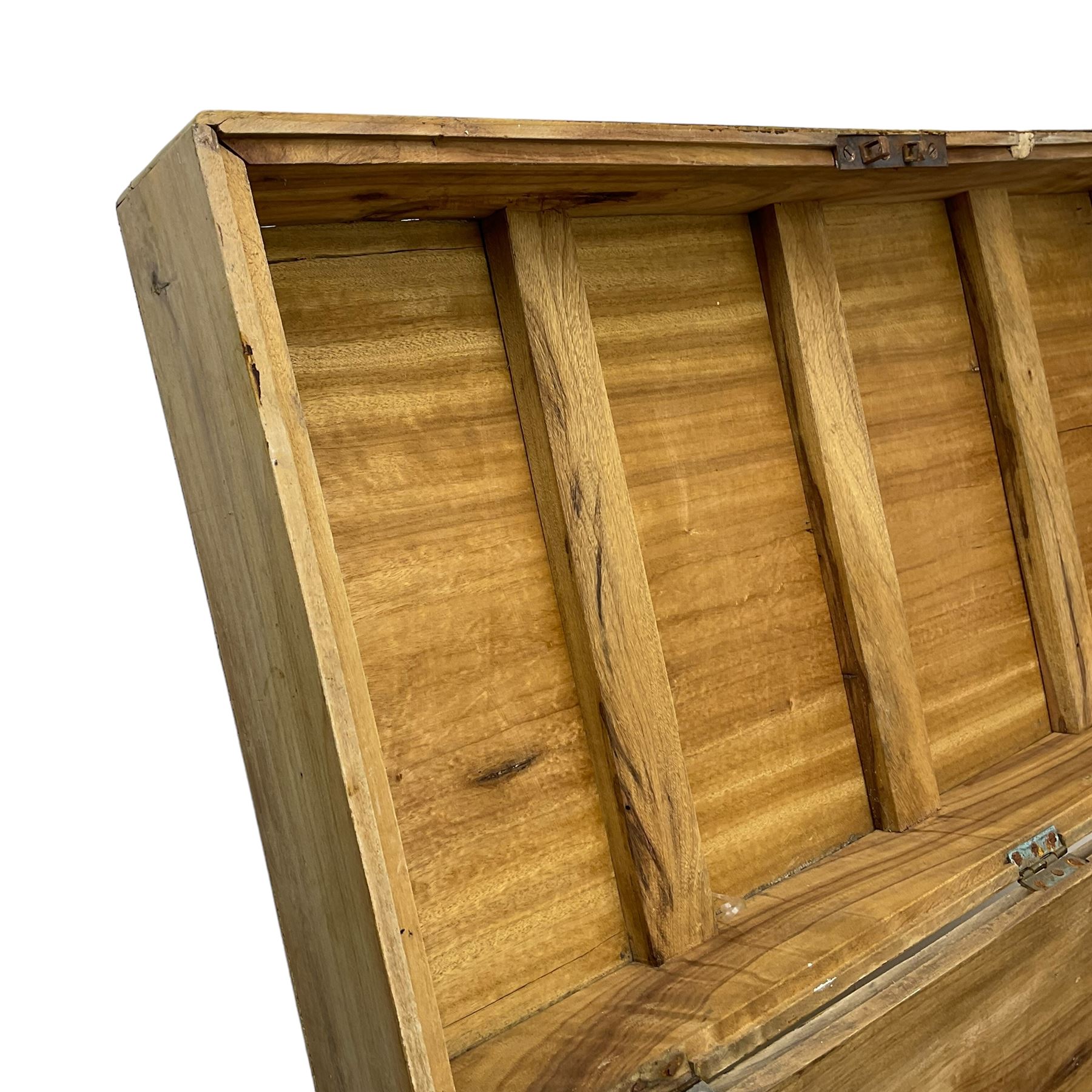19th century camphor wood and pine chest on chest - Image 8 of 8