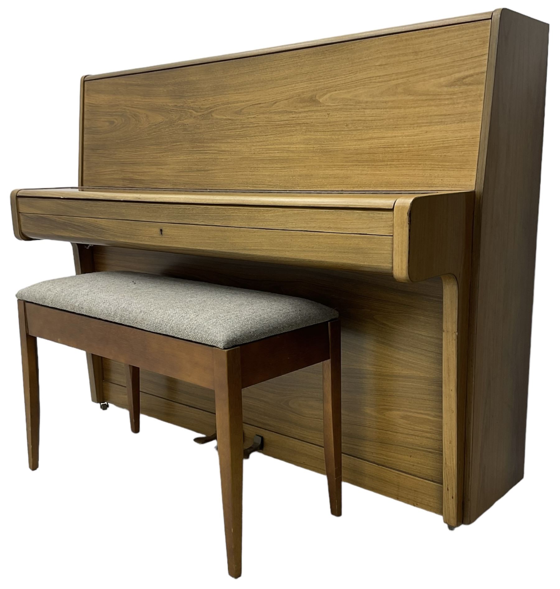 Welmar - walnut cased upright piano - Image 4 of 7