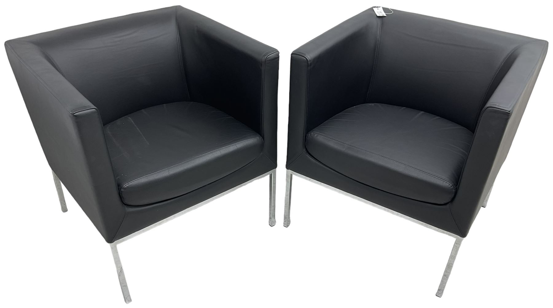 Orangebox - pair of contemporary 'Drift' tub armchairs - Image 5 of 7