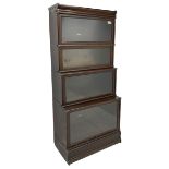 Globe Wernicke - early 20th century waterfall stacking library bookcase