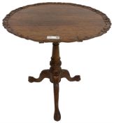Georgian design hardwood tripod table