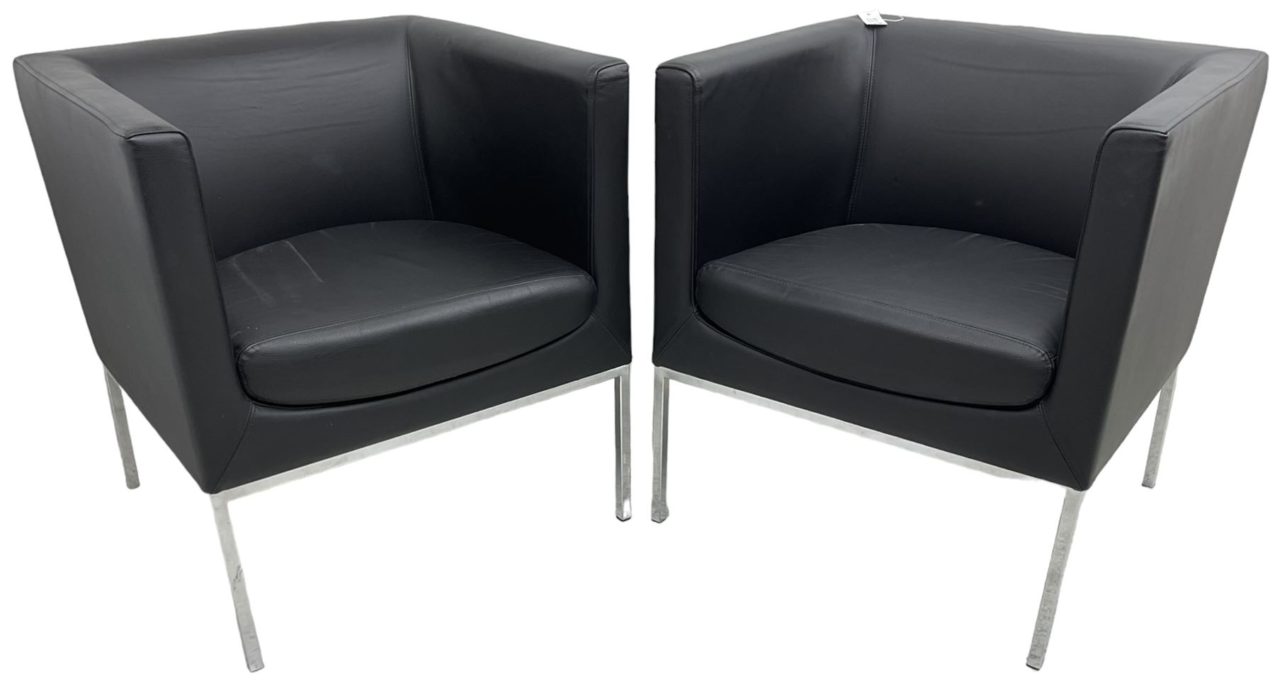 Orangebox - pair of contemporary 'Drift' tub armchairs - Image 6 of 7