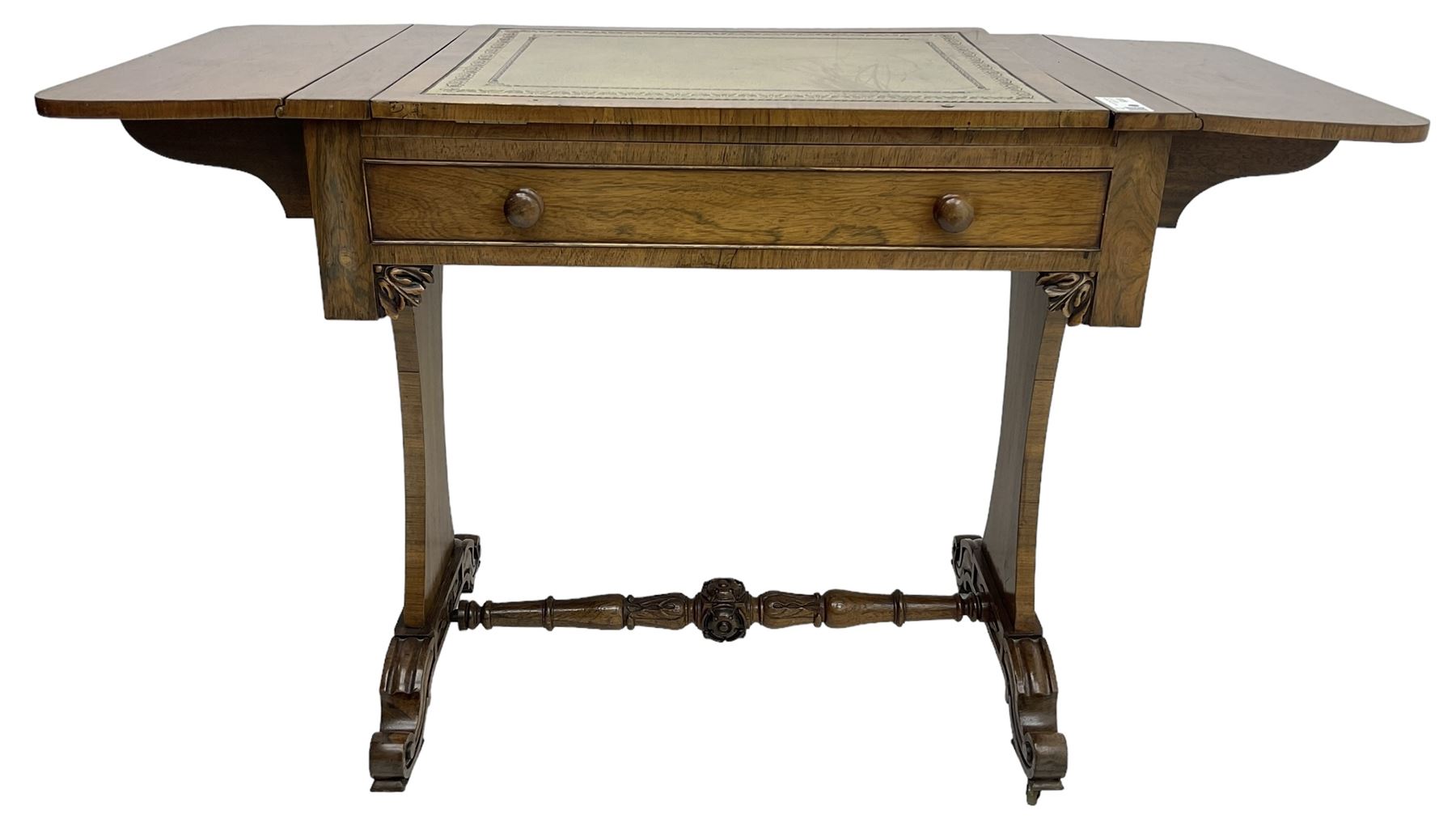 Regency rosewood writing table - Image 5 of 6