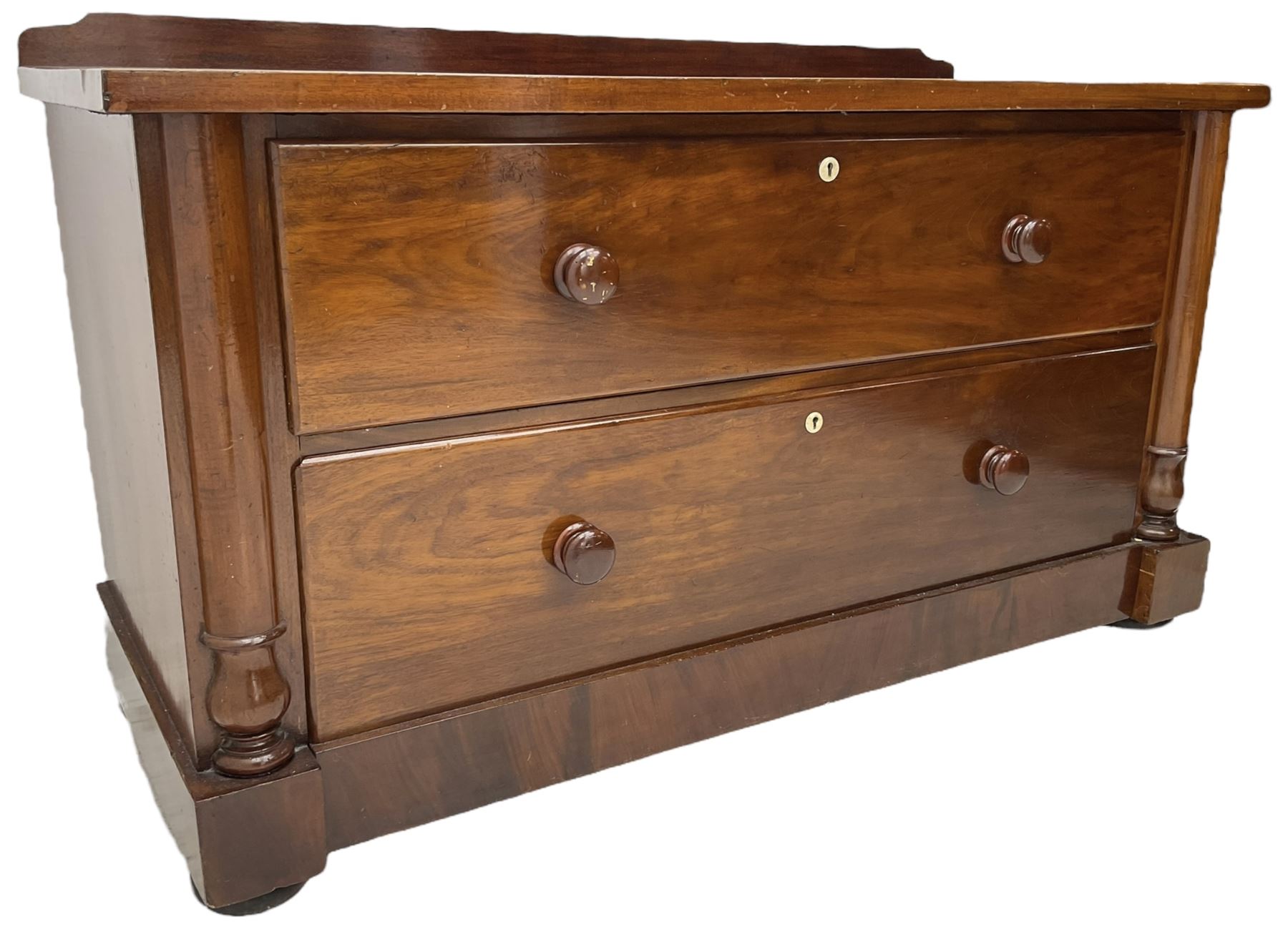 Victorian mahogany chest - Image 4 of 8