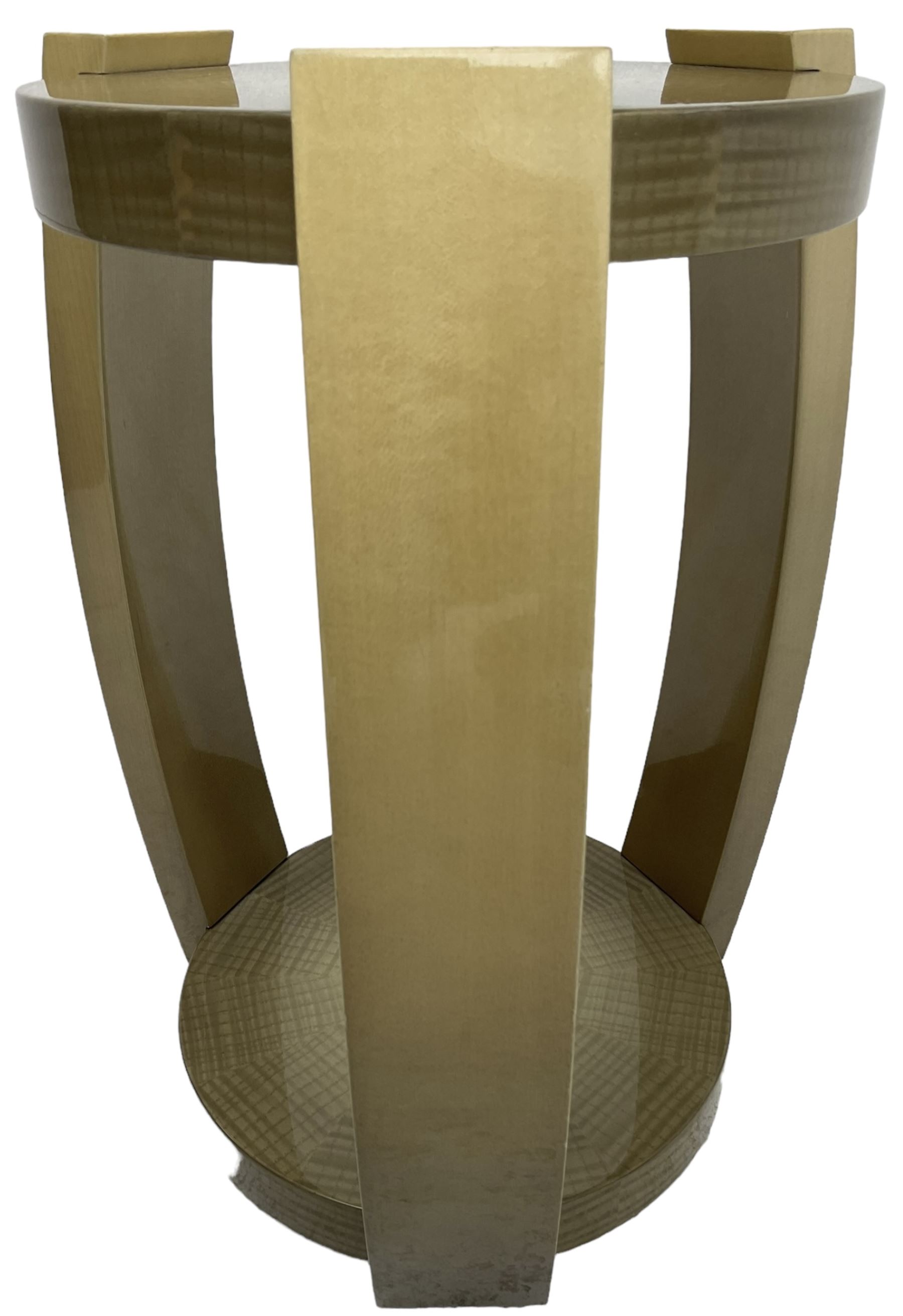 Sally Sirkin Lewis for J Robert Scott - 21st century 'Harlow' two-tier occasional table
