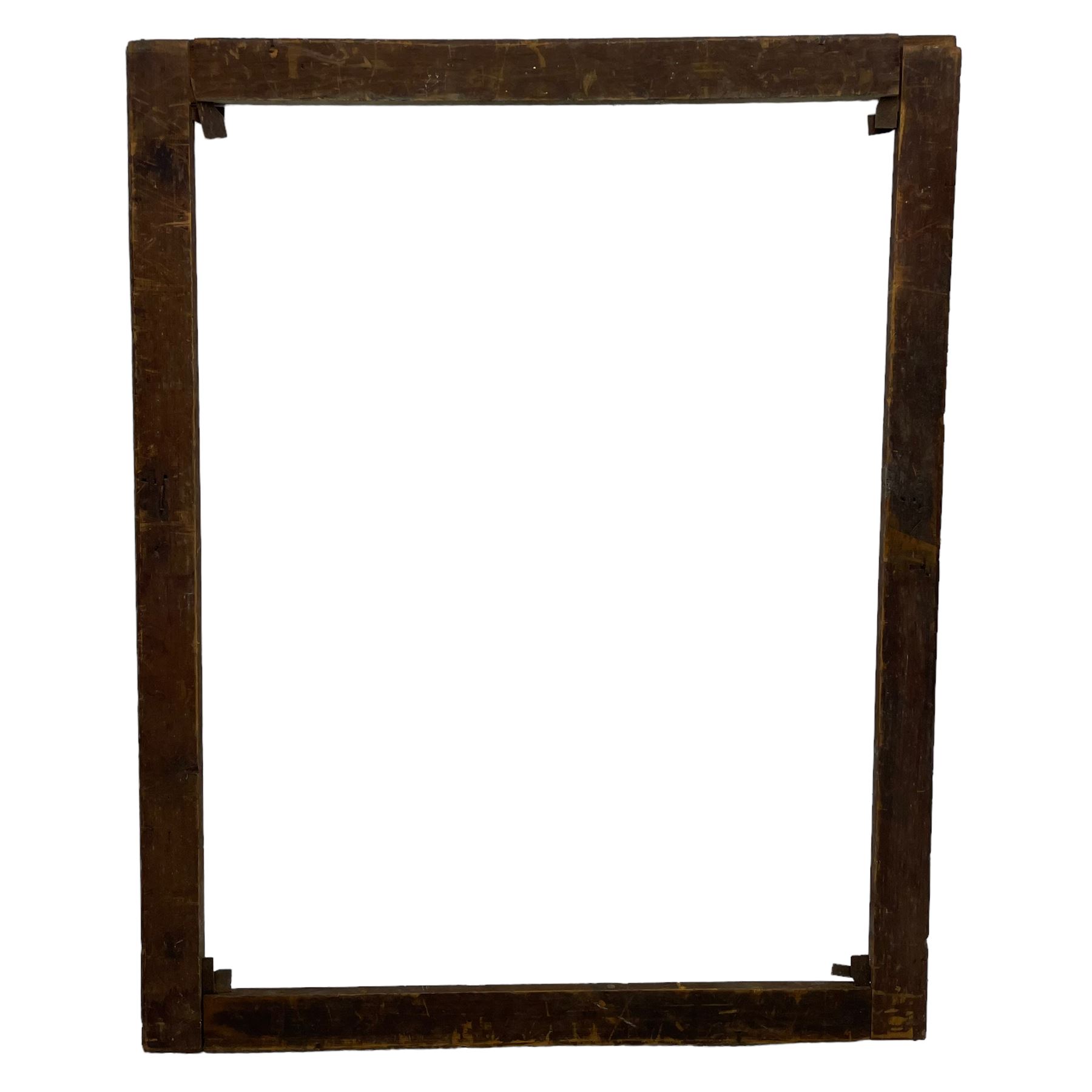 19th century giltwood and gesso moulded picture or mirror frame - Image 8 of 12
