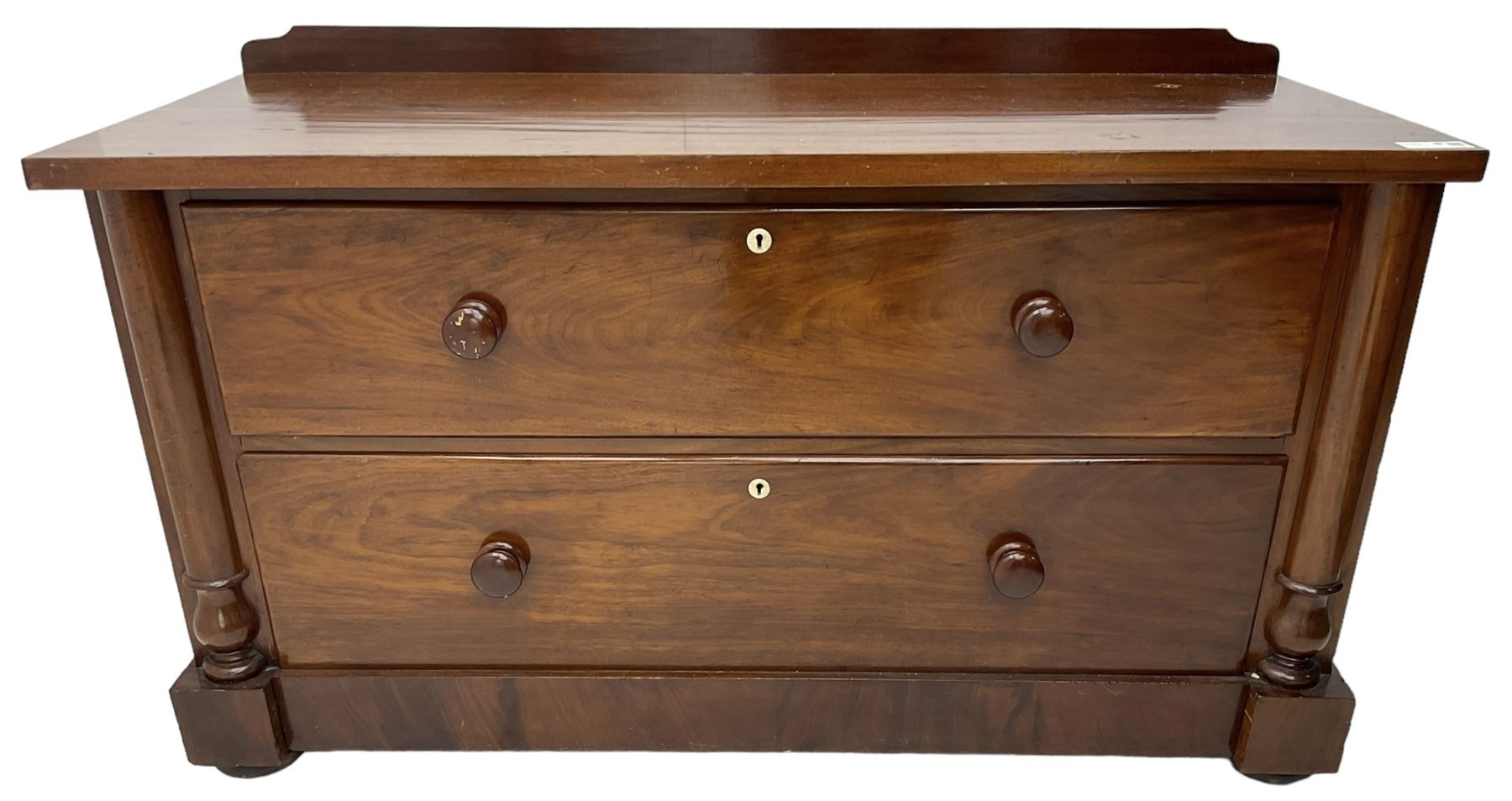 Victorian mahogany chest - Image 6 of 8