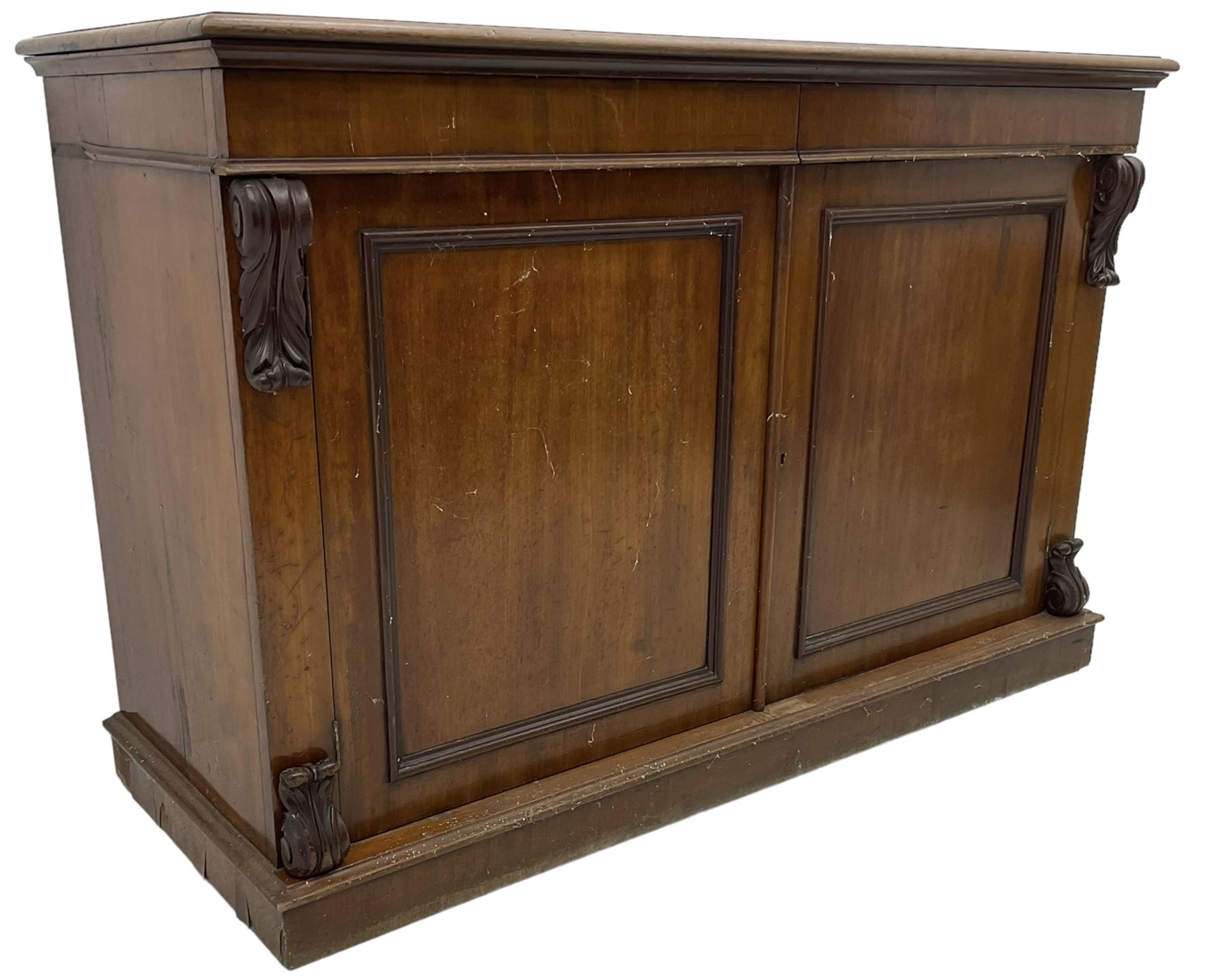 Early 19th century mahogany chiffonier sideboard - Image 6 of 9
