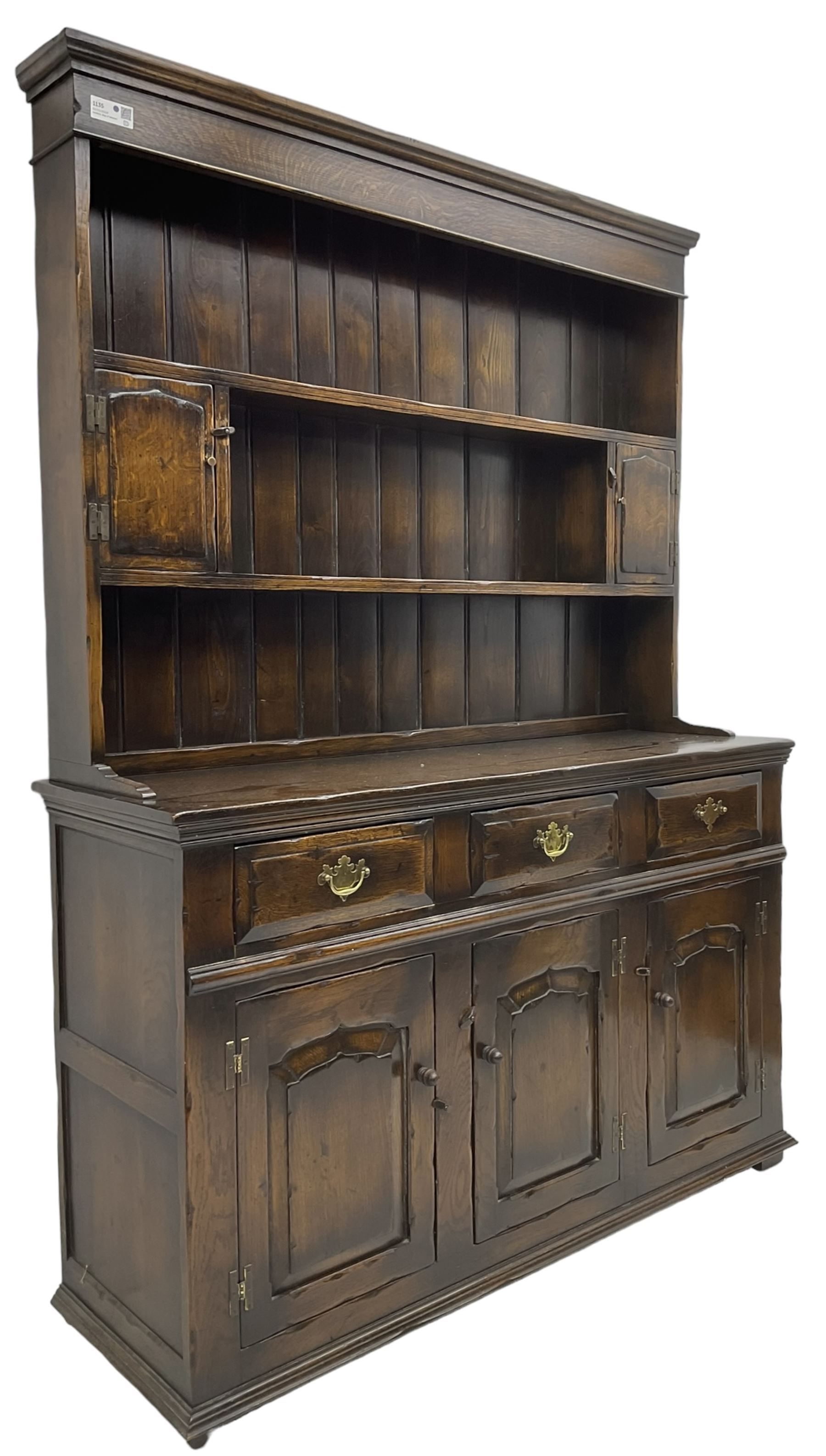 Georgian design oak dresser - Image 5 of 7