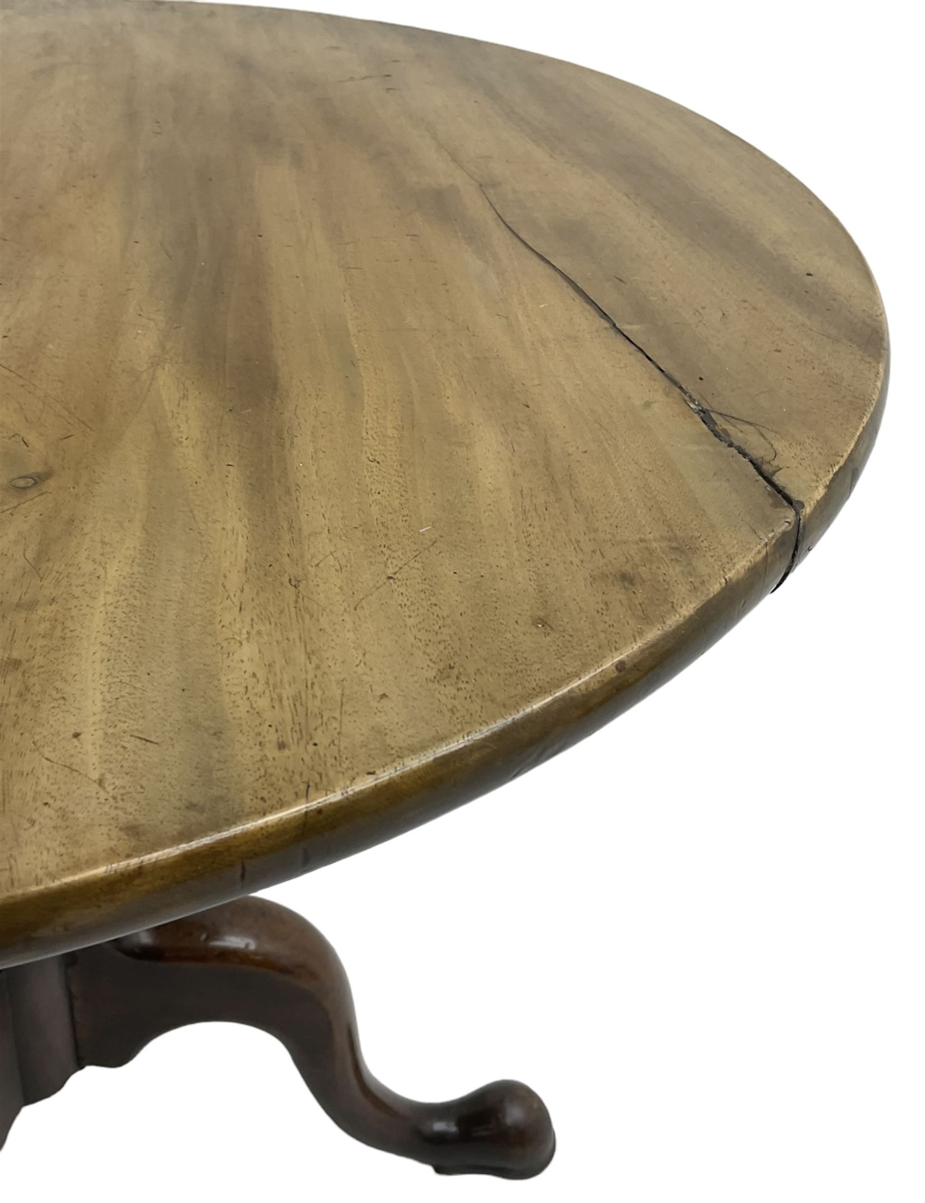 19th century mahogany pedestal table - Image 2 of 6