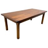 Contemporary French farmhouse design cherry wood dining table