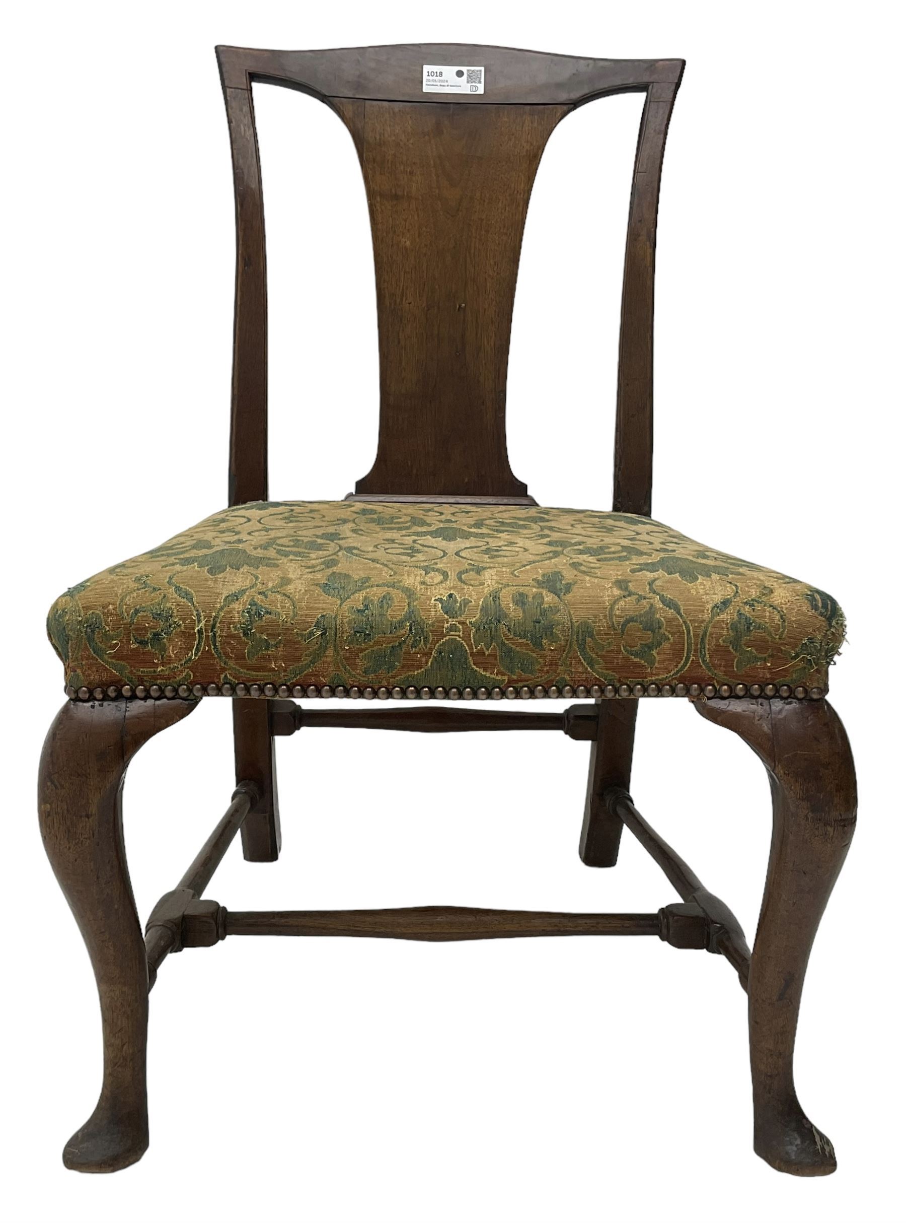 Mid-18th century mahogany side chair