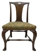 Mid-18th century mahogany side chair